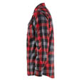 Blaklader Flannel shirt Rot/Schwarz 4XL