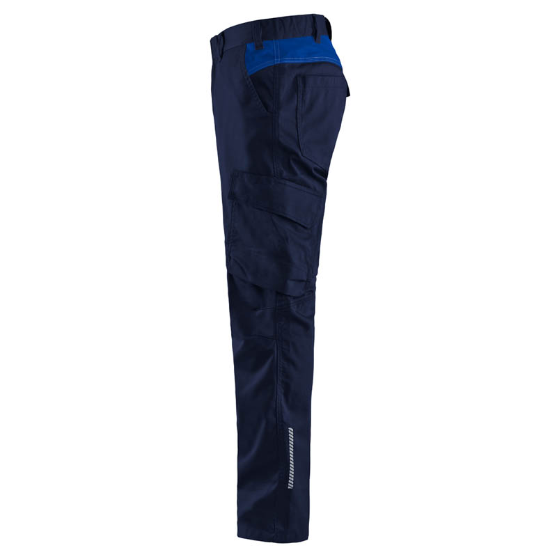 Blaklader Industrie Arbeitshose Stretch Marineblau/Kornblau