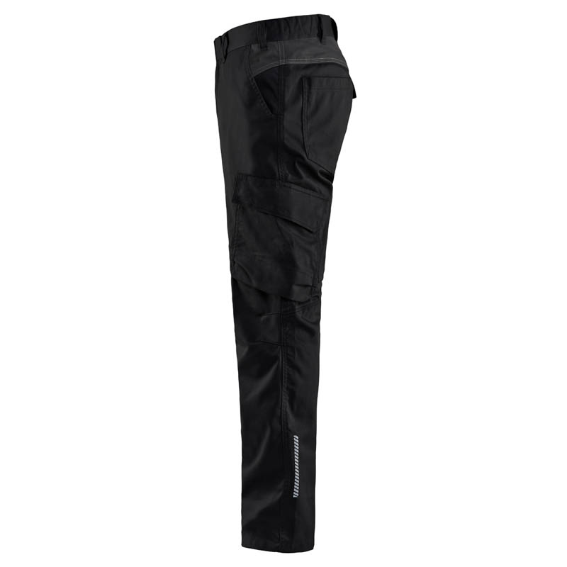 Blaklader Industrie Arbeitshose Stretch Schwarz/Dunkelgrau C