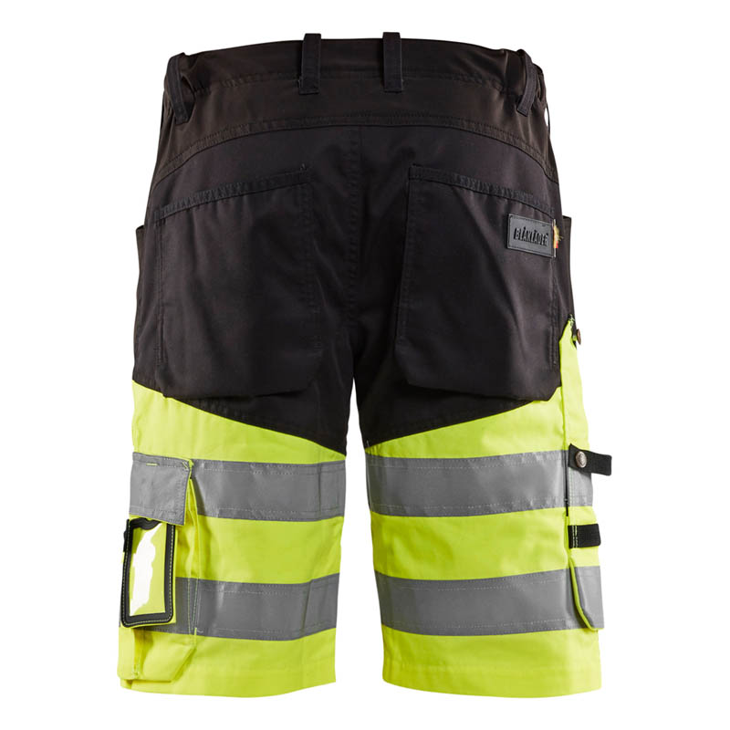 Blaklader High Vis Shorts mit Stretch Schwarz/Gelb C44