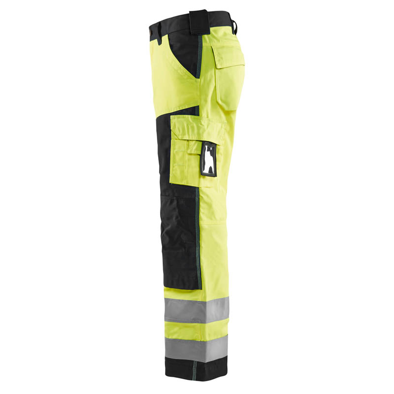 Blaklader High Vis Arbeitshose ohne Nageltaschen High Vis Ge