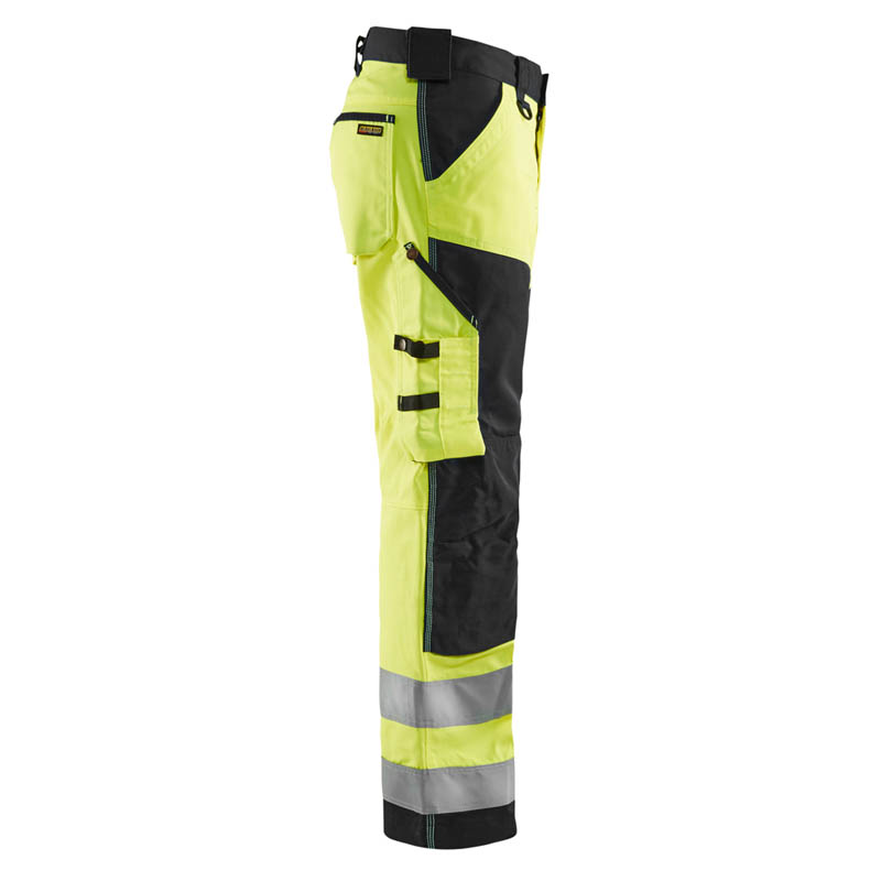 Blaklader High Vis Arbeitshose ohne Nageltaschen High Vis Ge