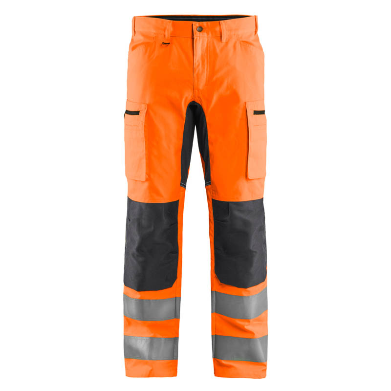 Blaklader High Vis Arbeitshose mit Stretch High Vis Orange/M