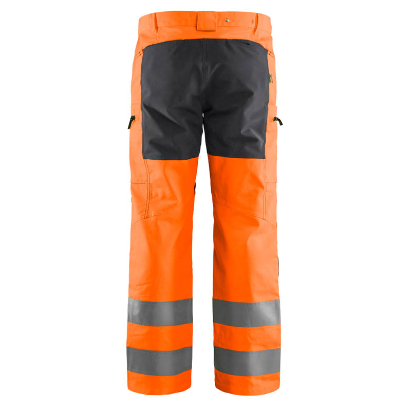 Blaklader High Vis Arbeitshose mit Stretch High Vis Orange/M