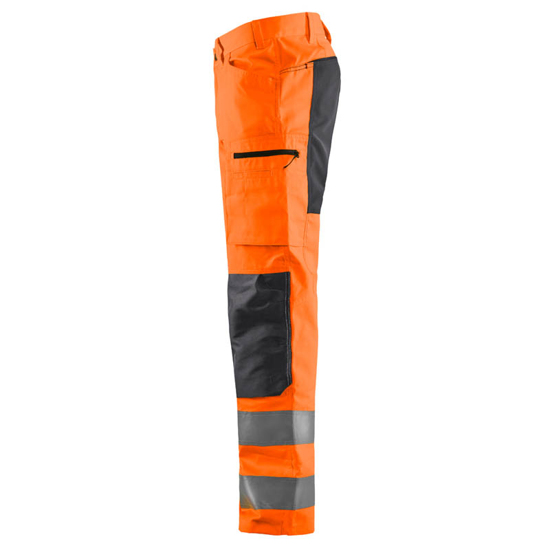 Blaklader High Vis Arbeitshose mit Stretch High Vis Orange/M