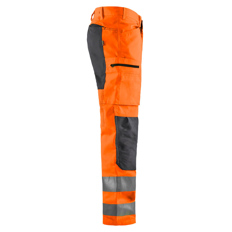 Blaklader High Vis Arbeitshose mit Stretch High Vis Orange/M
