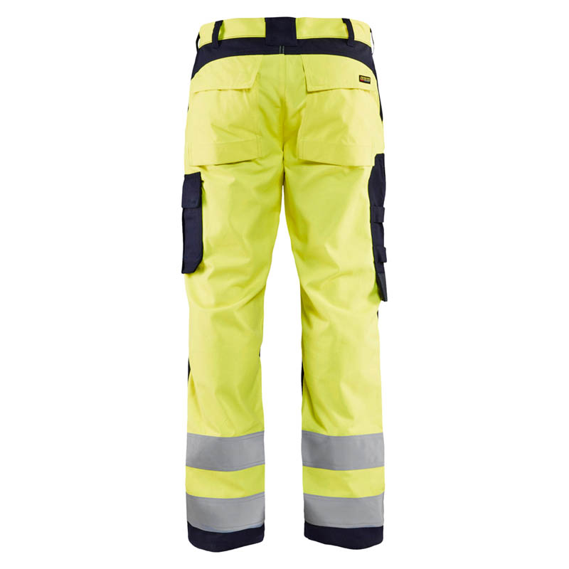 Blaklader Multinorm Arbeitshose Inhärent High Vis Gelb/Marin