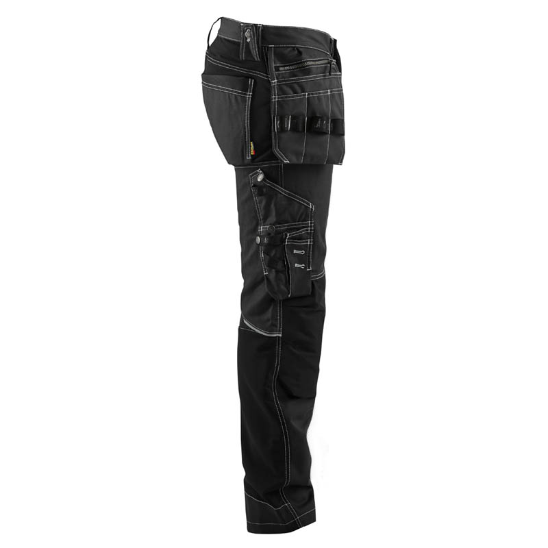 Blaklader Handwerker Arbeitshose mit Stretch Schwarz C146