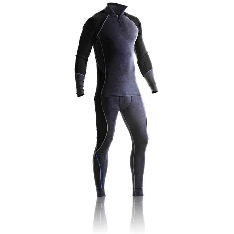Blaklader Unterhose WARM Mittelgrau/Schwarz 4XL