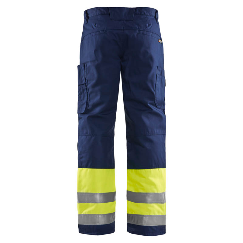 Blaklader High Vis Arbeitshose High Vis Gelb/Marineblau C146