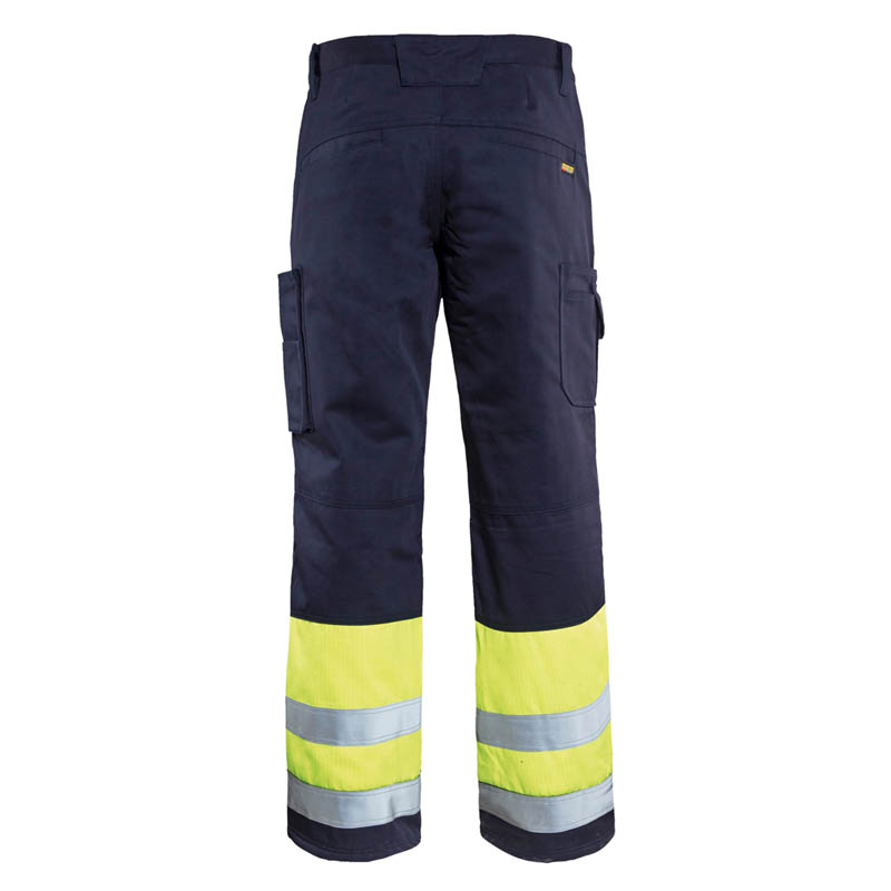 Blaklader Multinorm Winter Arbeitshose Marineblau/Gelb C146