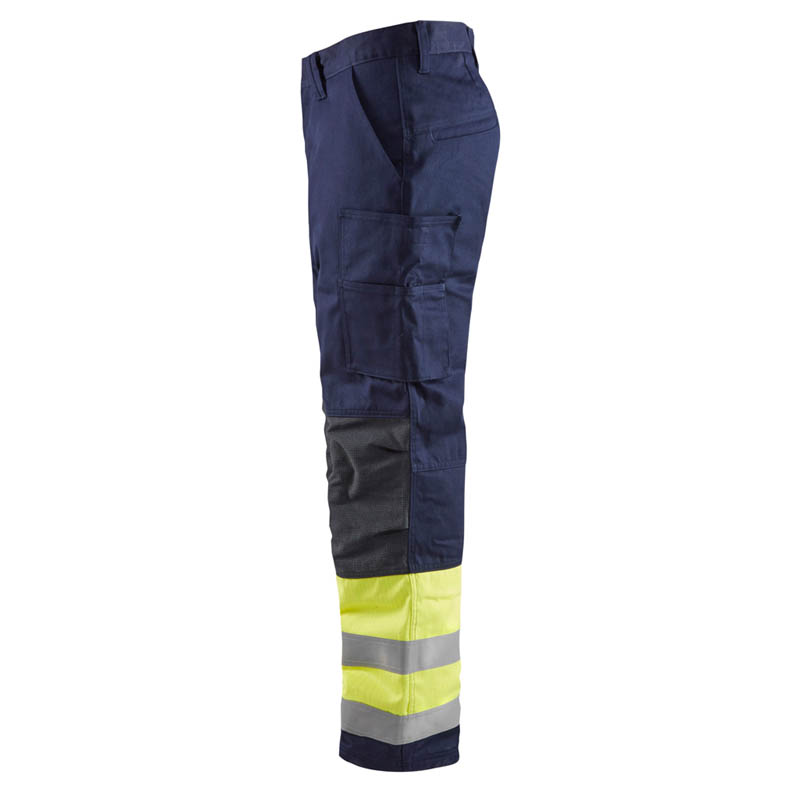 Blaklader Multinorm Winter Arbeitshose Marineblau/Gelb C146