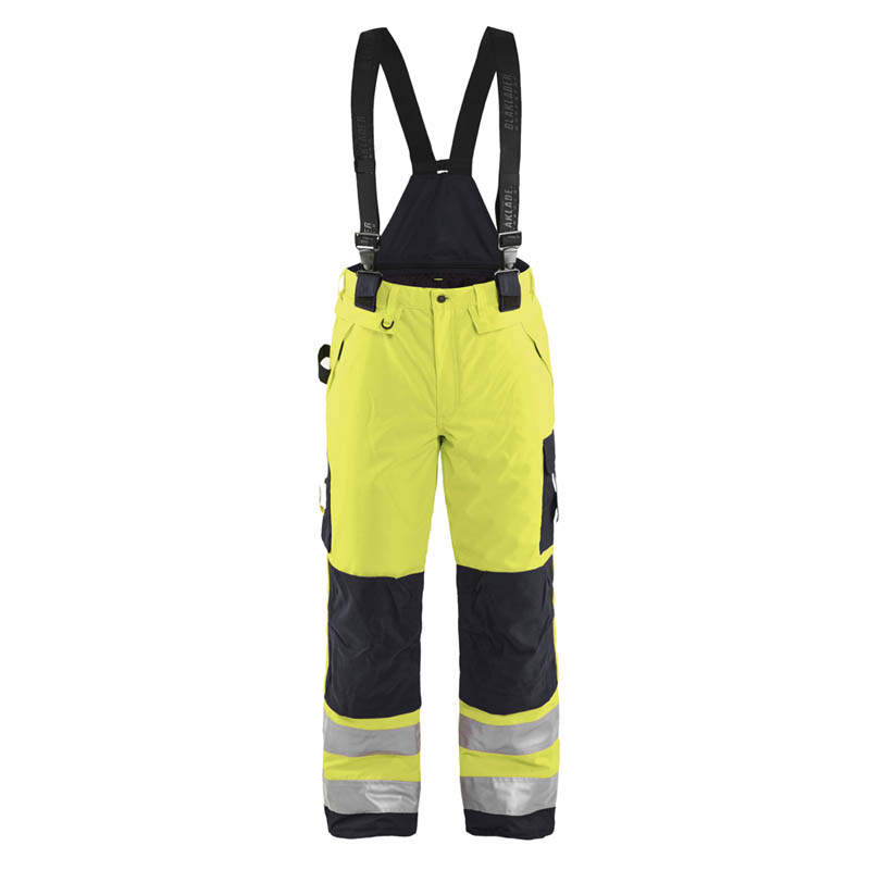 Blaklader High Vis Winter Latzhose High Vis Gelb/Schwarz C14