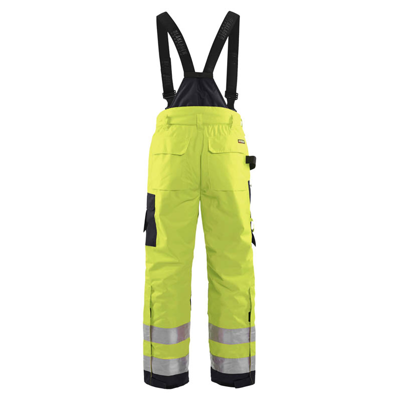 Blaklader High Vis Winter Latzhose High Vis Gelb/Schwarz C14