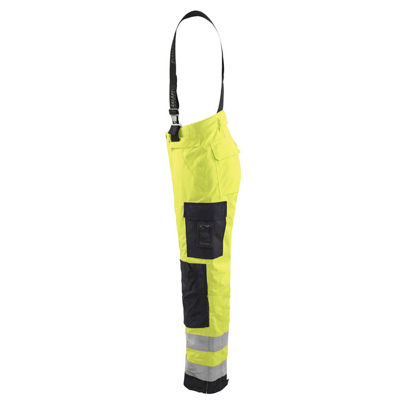 Blaklader High Vis Winter Latzhose High Vis Gelb/Schwarz C14