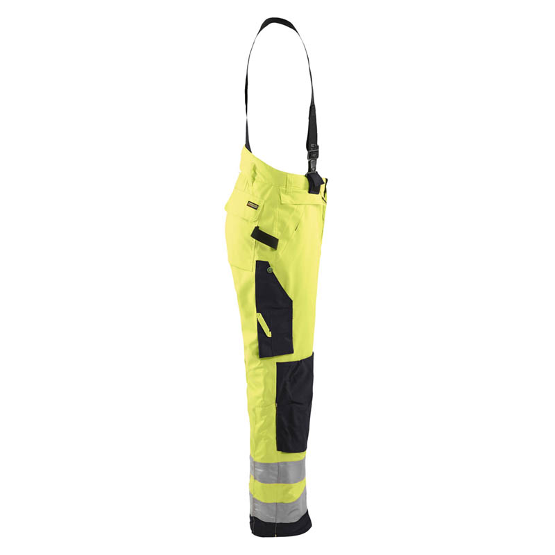 Blaklader High Vis Winter Latzhose High Vis Gelb/Schwarz C14