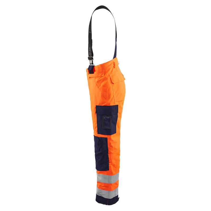 Blaklader High Vis Winter Latzhose High Vis Orange/Marinebla