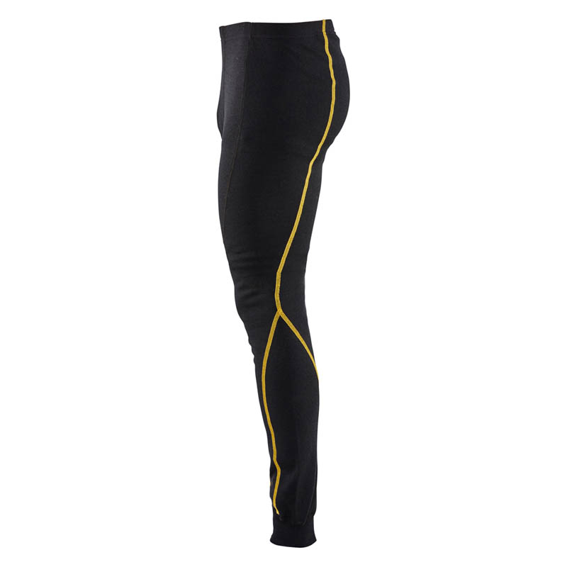 Blaklader Flammschutz Unterhose, 78% Merinowolle Schwarz 4XL