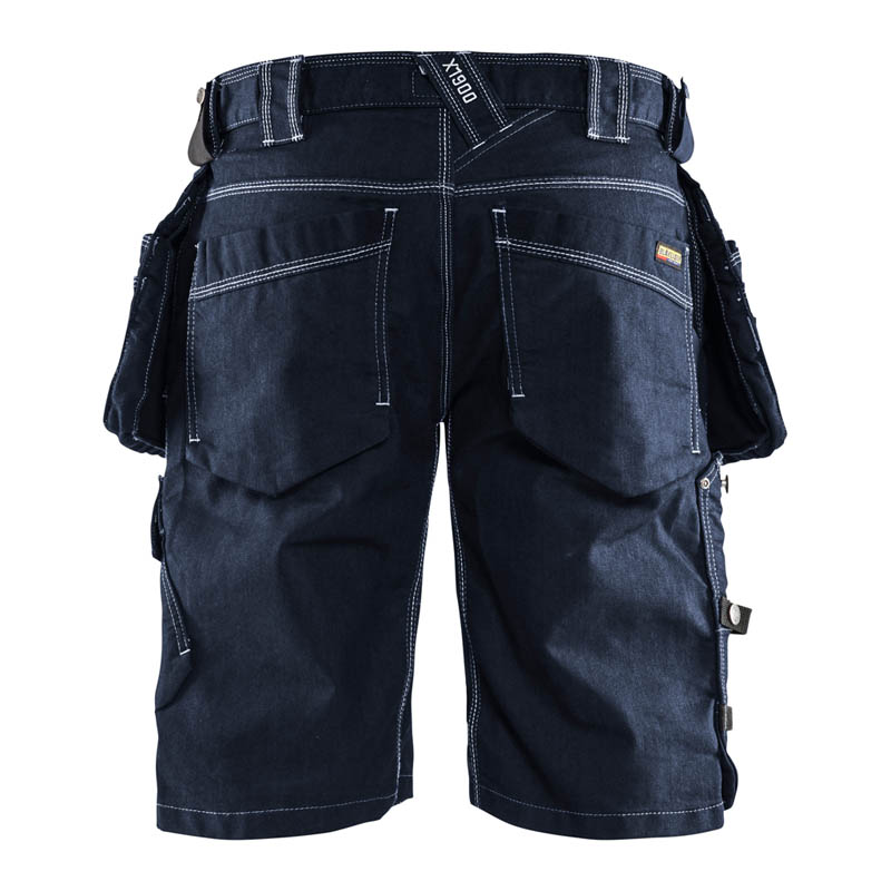 Blaklader Handwerker Shorts Stretch X1900 Marineblau/Schwarz