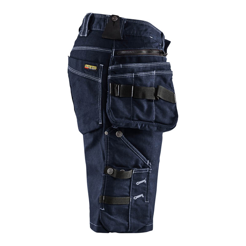 Blaklader Handwerker Shorts Stretch X1900 Marineblau/Schwarz