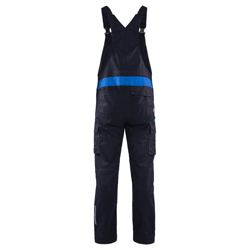 Blaklader Industrie Latzhose Marineblau/Kornblau C44