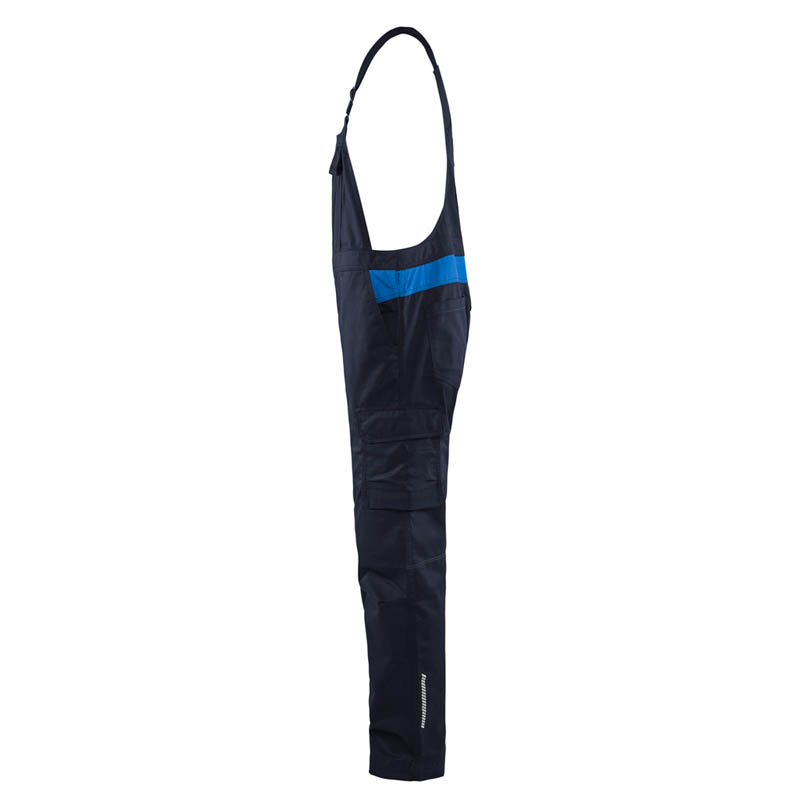 Blaklader Industrie Latzhose Marineblau/Kornblau C44