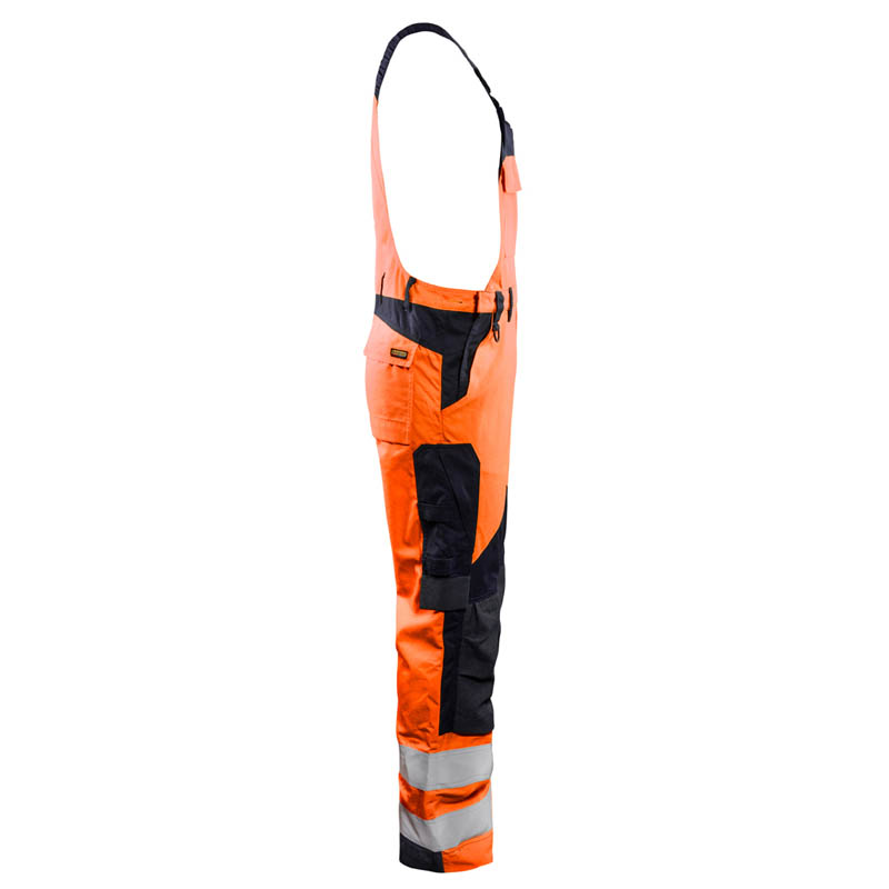 Blaklader Multinorm Latzhose Inhärent High Vis Orange/Marine