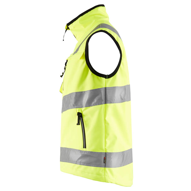 Blaklader High Vis Softshell Weste HIgh Vis Gelb 4XL