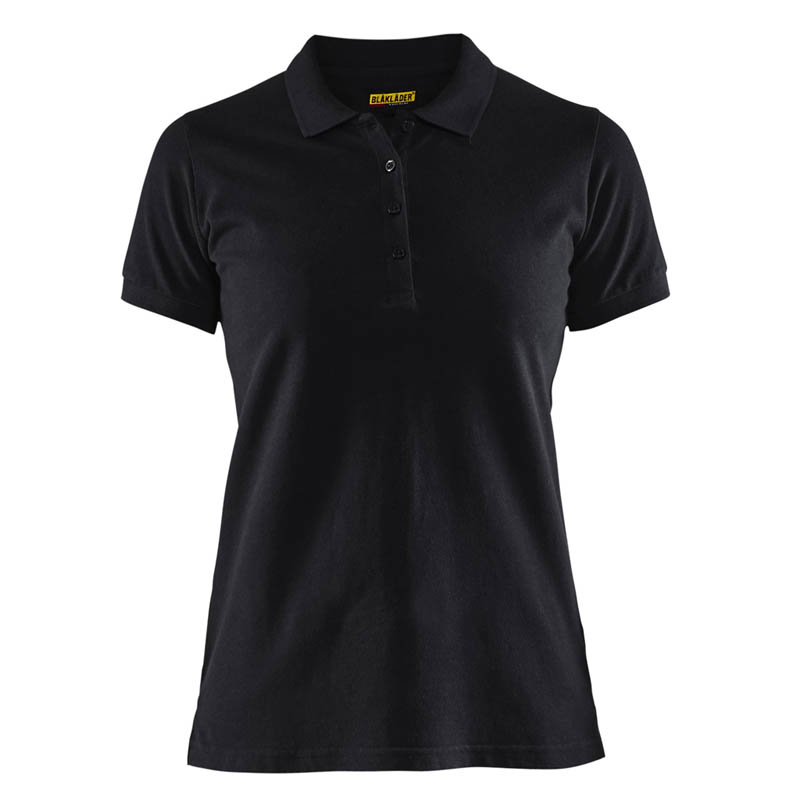 Blaklader Damen Polo Shirt Schwarz L