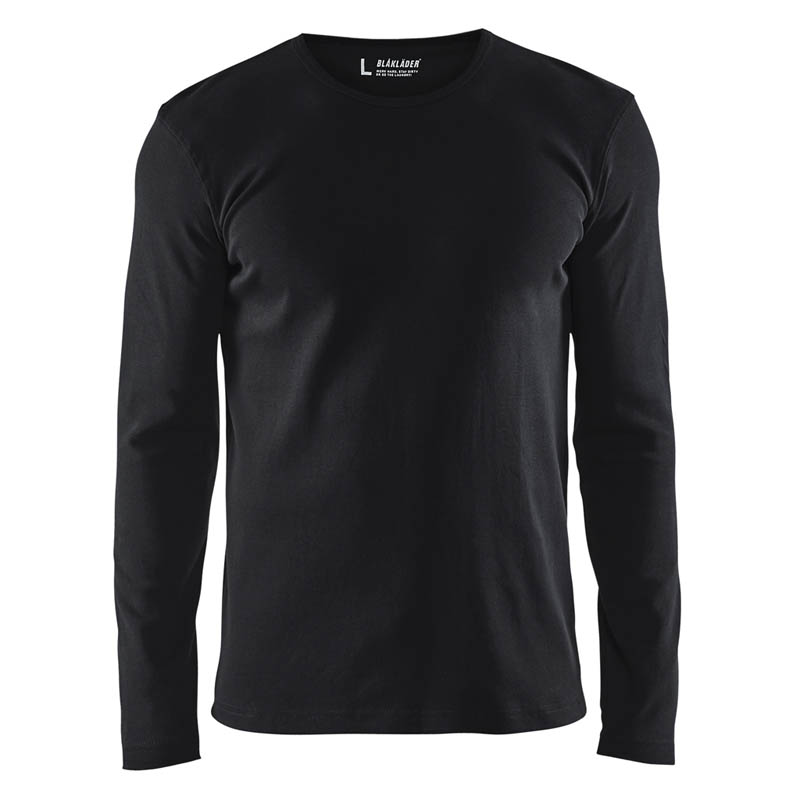 Blaklader Langarm T-Shirt Schwarz 4XL