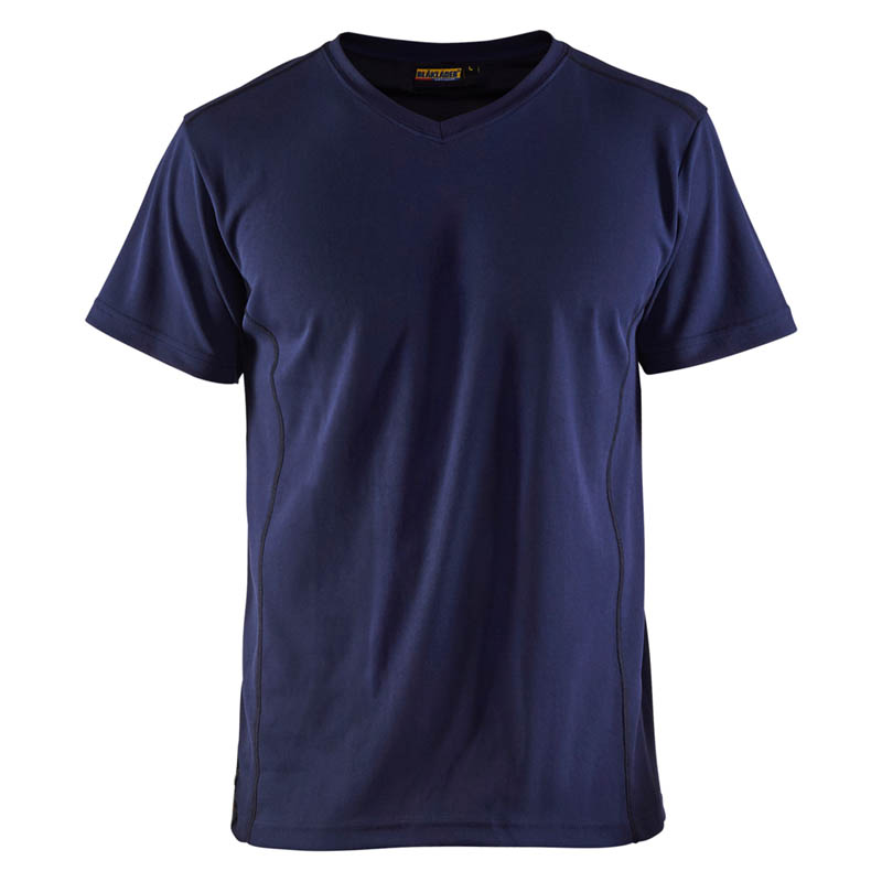 Blaklader T-Shirt mit UV Schutz Marineblau 4XL