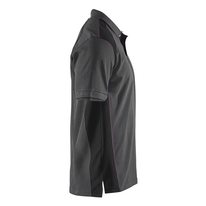 Blaklader Polo Shirt Mittelgrau/Schwarz 4XL