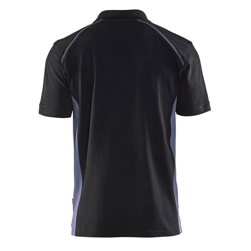 Blaklader Polo Shirt Schwarz/Grau 4XL