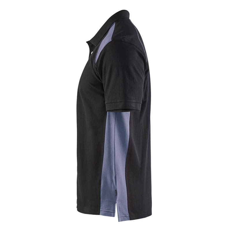 Blaklader Polo Shirt Schwarz/Grau 4XL