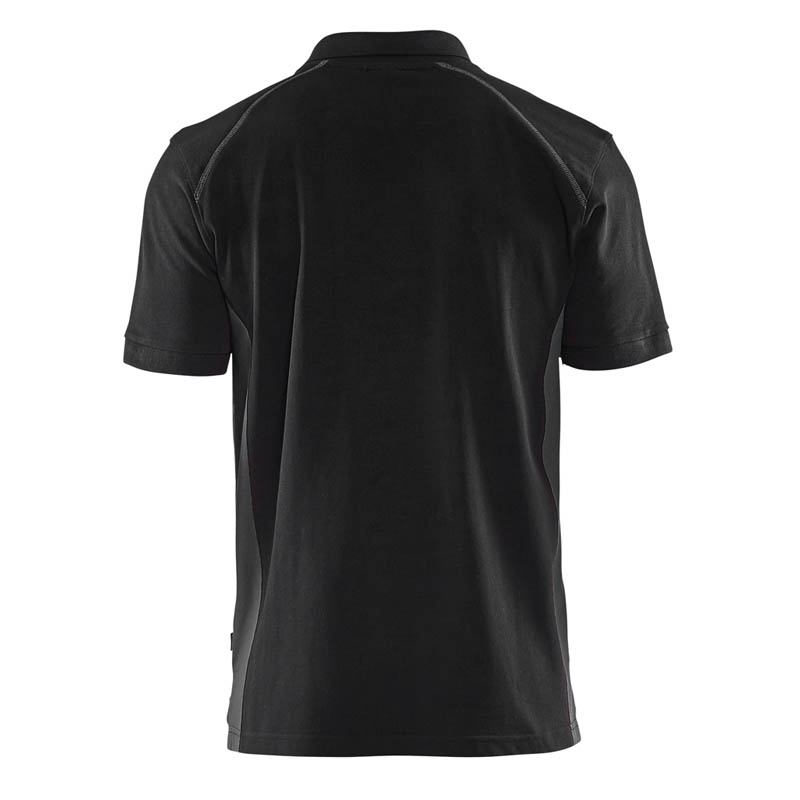 Blaklader Polo Shirt Schwarz/Dunkelgrau 4XL