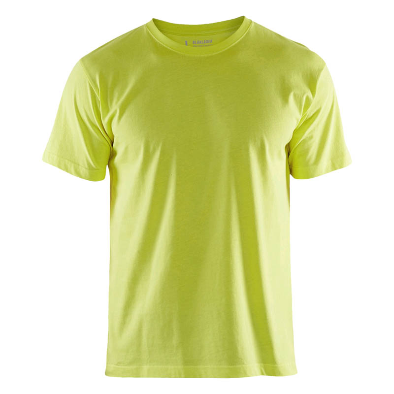 Blaklader T-Shirt 5er-Pack High Vis Gelb 4XL