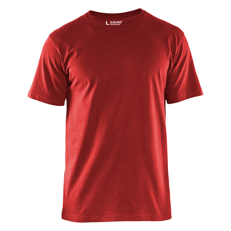 Blaklader T-Shirt 5er-Pack Rot 4XL
