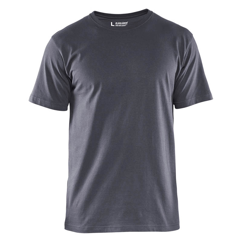 Blaklader T-Shirt 5er-Pack Grau 4XL