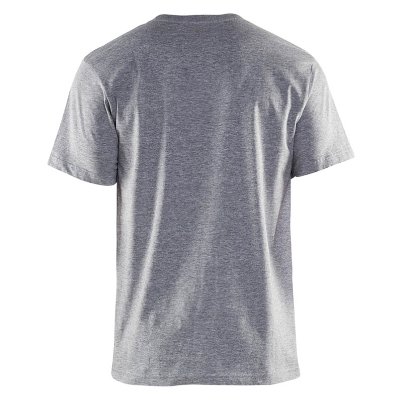 Blaklader T-Shirt 5er-Pack Grau Melange 4XL