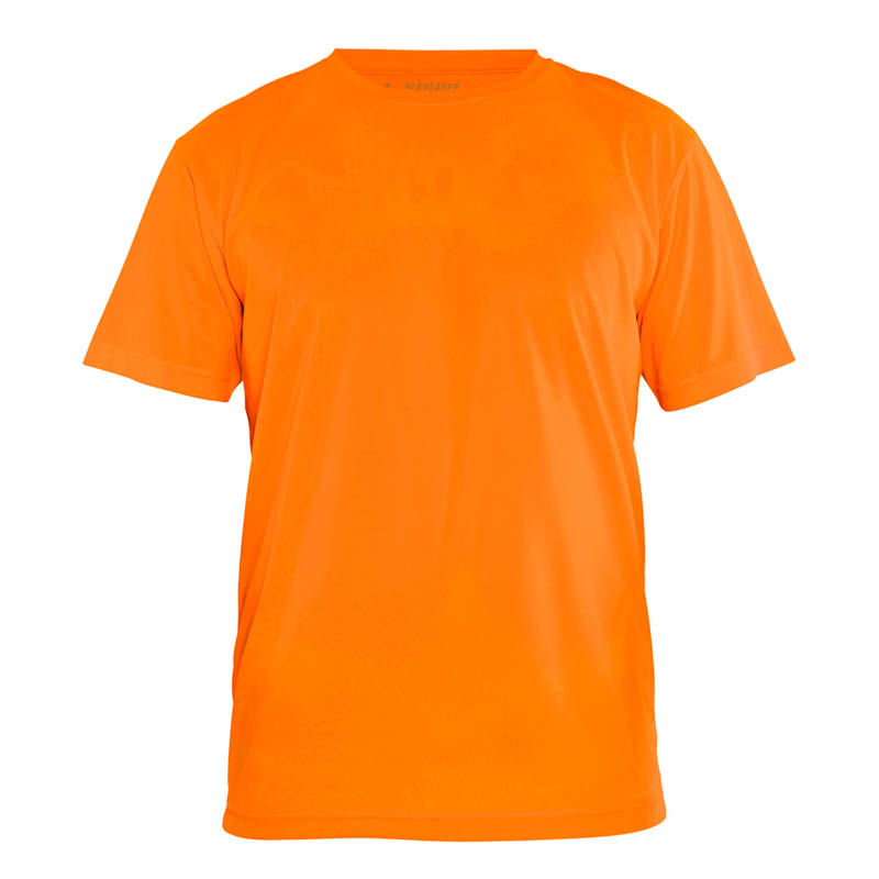 Blaklader Funktionelles T-Shirt mit UV Schutz High Vis Orang