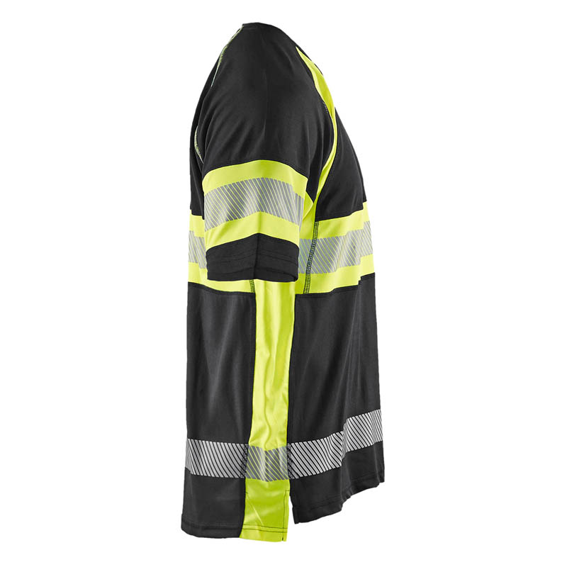 Blaklader UV T-Shirt High Vis Schwarz/Gelb 4XL