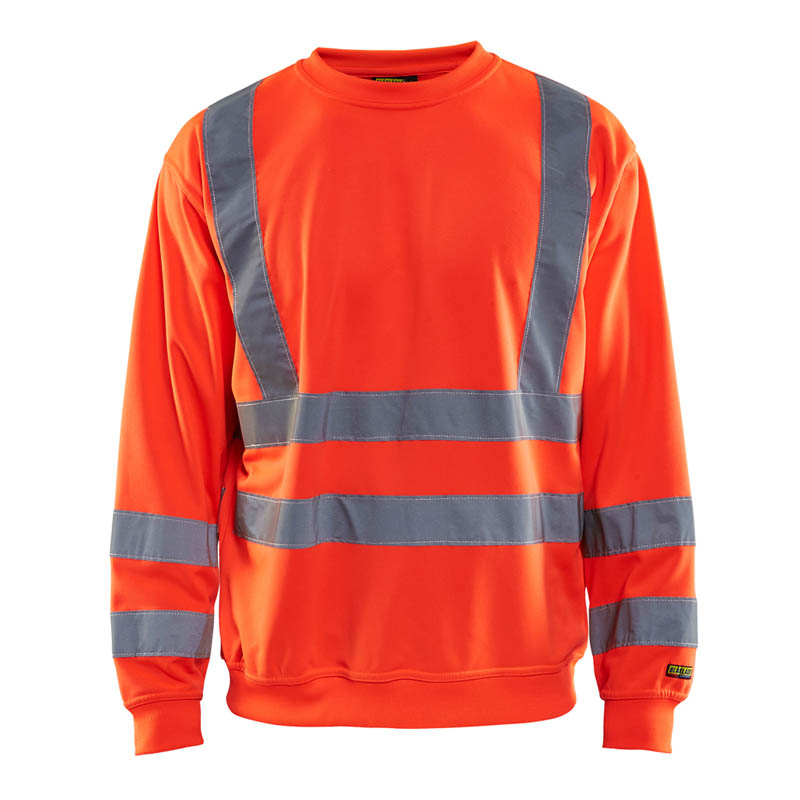 Blaklader High Vis Pullover High Vis Rot 4XL