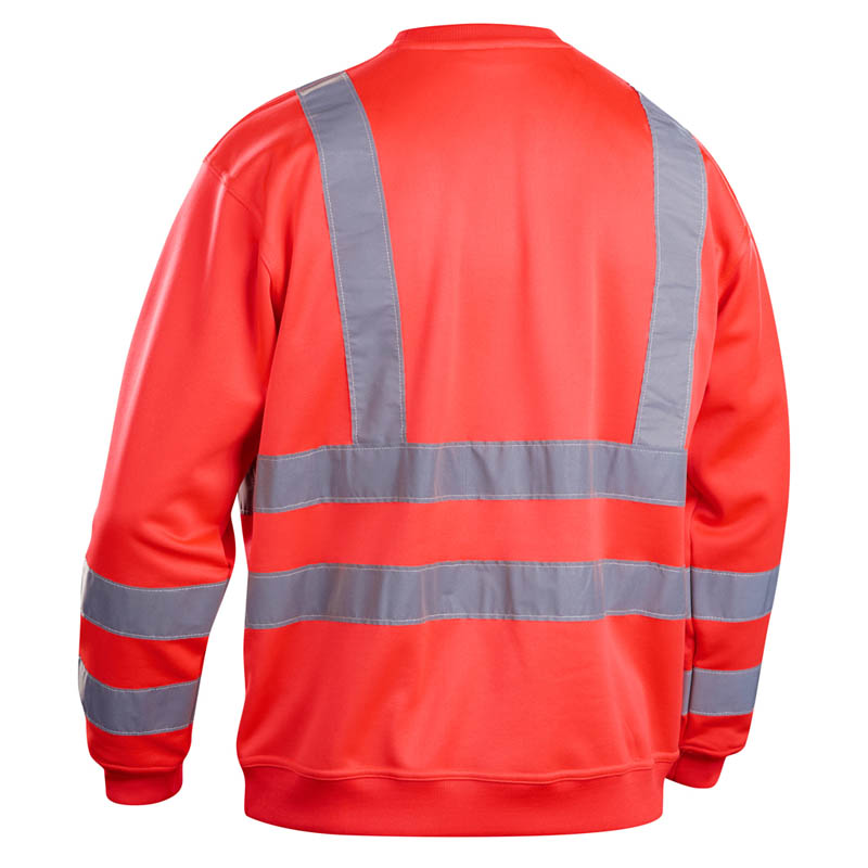 Blaklader High Vis Pullover High Vis Rot 4XL