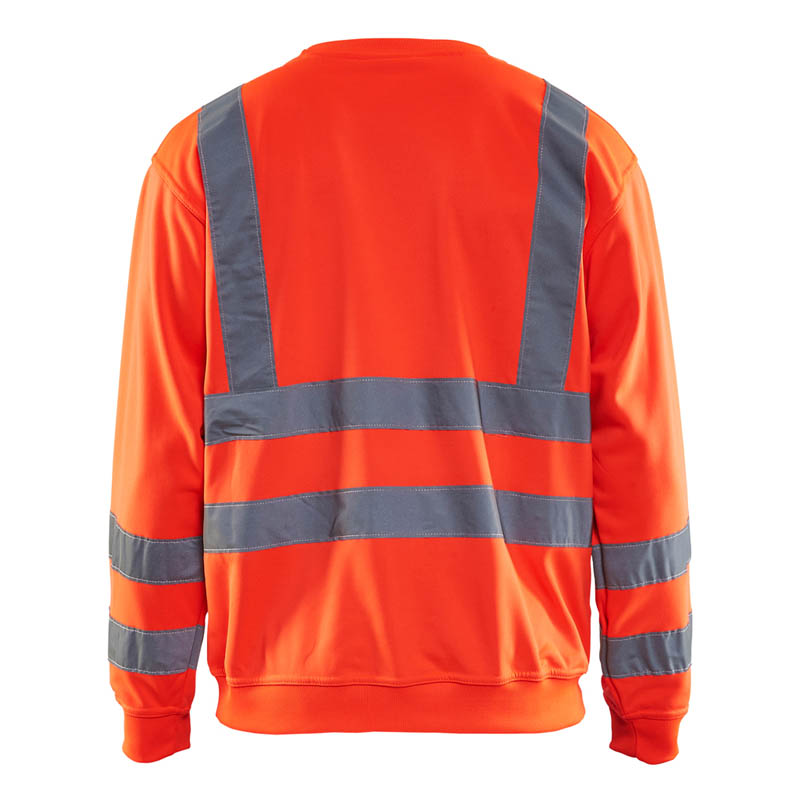 Blaklader High Vis Pullover High Vis Rot 4XL