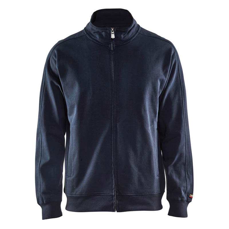 Blaklader Sweatshirt mit Reißverschluss Dunkel Marineblau L