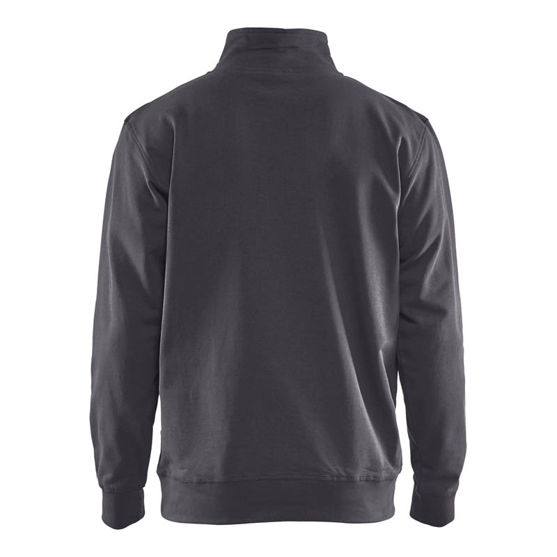 Blaklader Sweater mit Half-Zip 2-farbig Mittelgrau/Schwarz 4