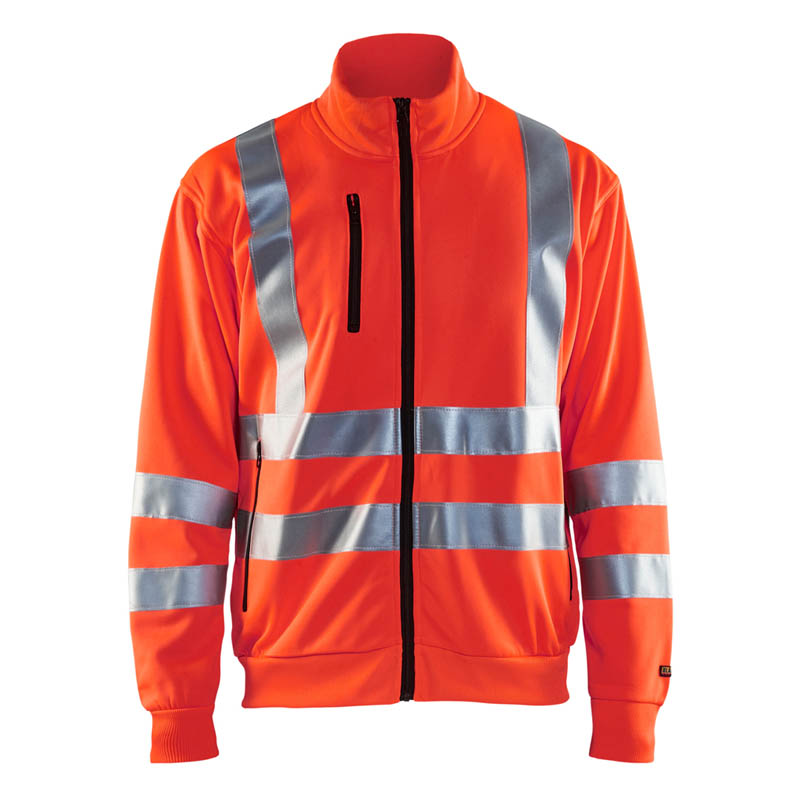 Blaklader High Vis Sweatshirt High Vis Rot 4XL