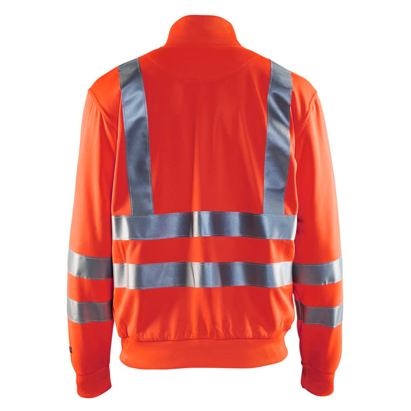 Blaklader High Vis Sweatshirt High Vis Rot 4XL