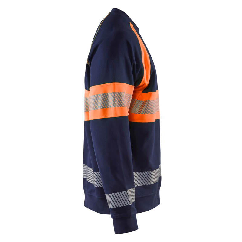 Blaklader High Vis Sweater Marineblau/Orange 4XL