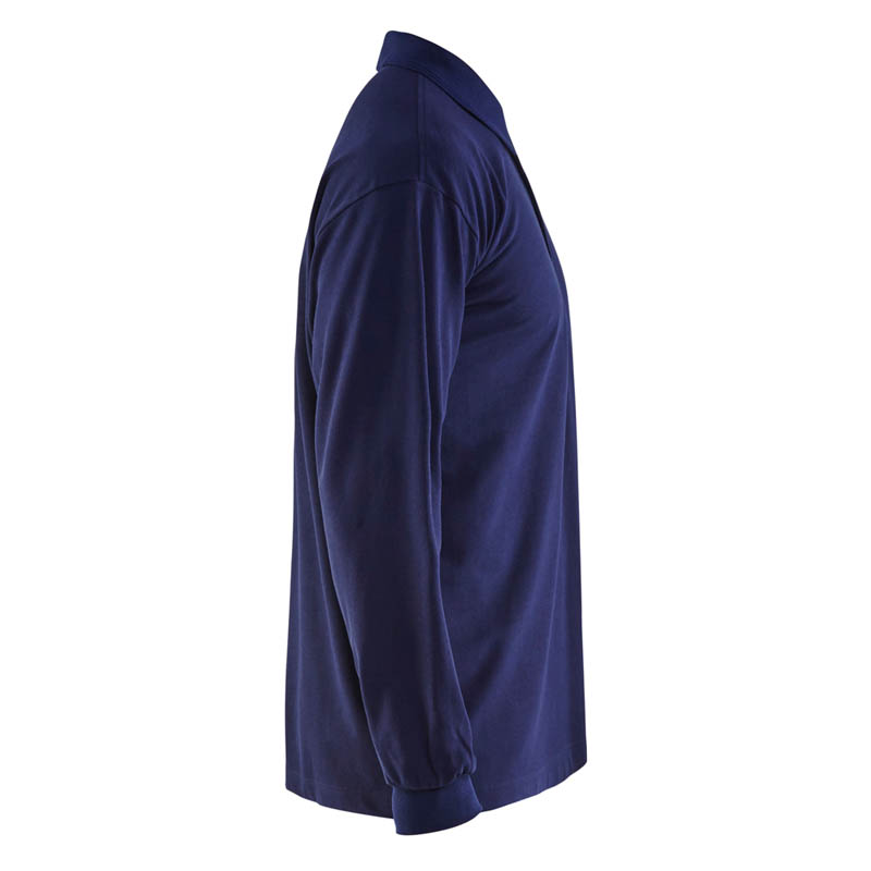 Blaklader Flammschutz Polo Shirt langärmelig Marineblau 4XL